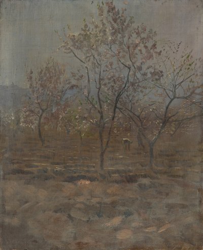 Çiçeklerdeki Ağaçlar by Laszlo Mednyanszky